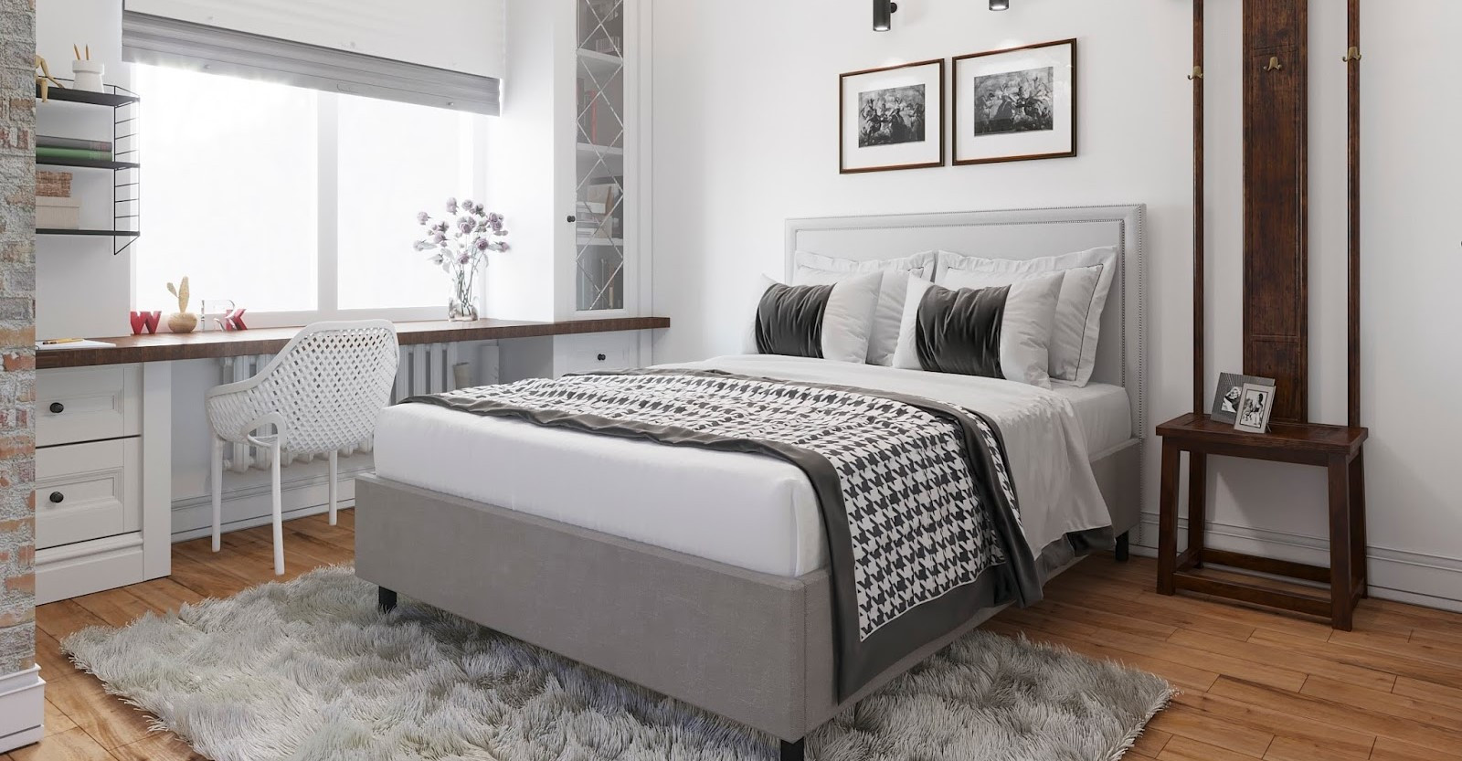 Готовые спальни в скандинавском стиле Аскона: искусство простоты