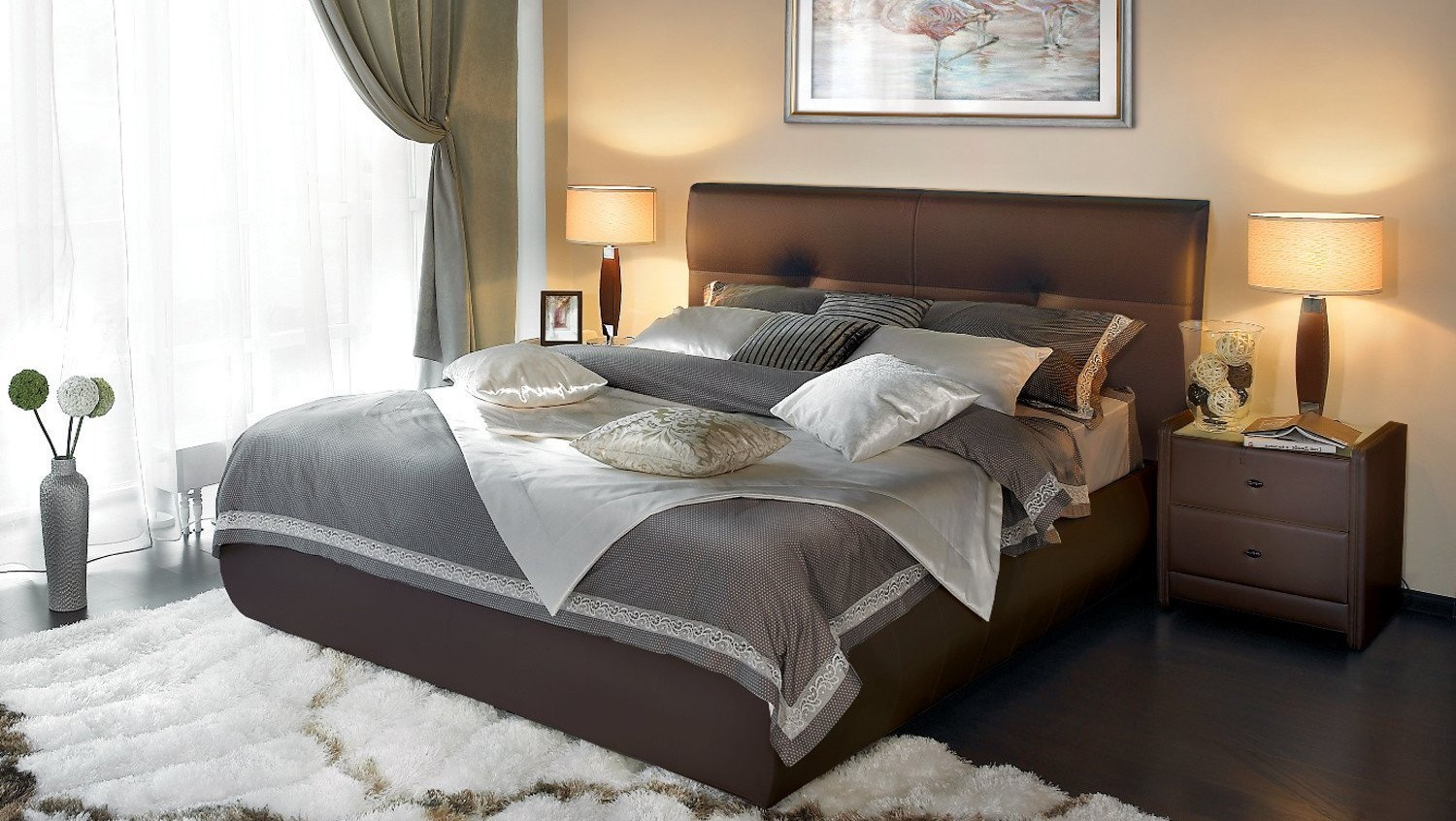 Современные готовые спальни Аскона: стандарт комфорта и стиля
