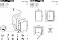 Винный шкаф Dunavox DAB-42.117DB
