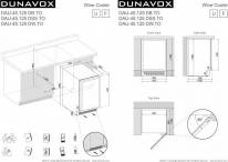 Винный шкаф Dunavox DAU-45.125DB.TO